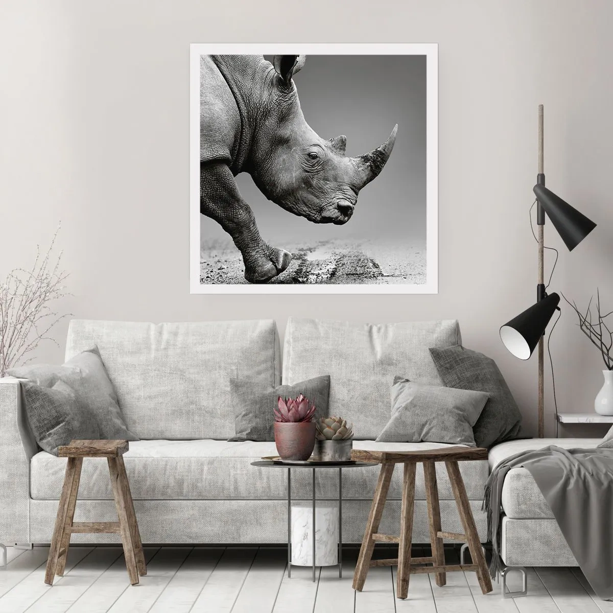 Poster - Onstuitbare kracht - 60x60 cm