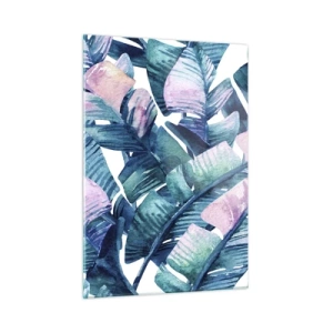 Schilderen op glas - In een bananenboomgaard - 50x70 cm