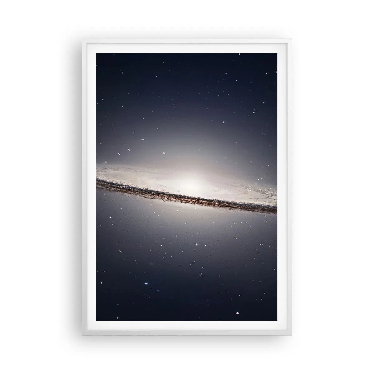 Poster in een witte lijst - Lang geleden, in een sterrenstelsel ver, ver weg... - 70x100 cm