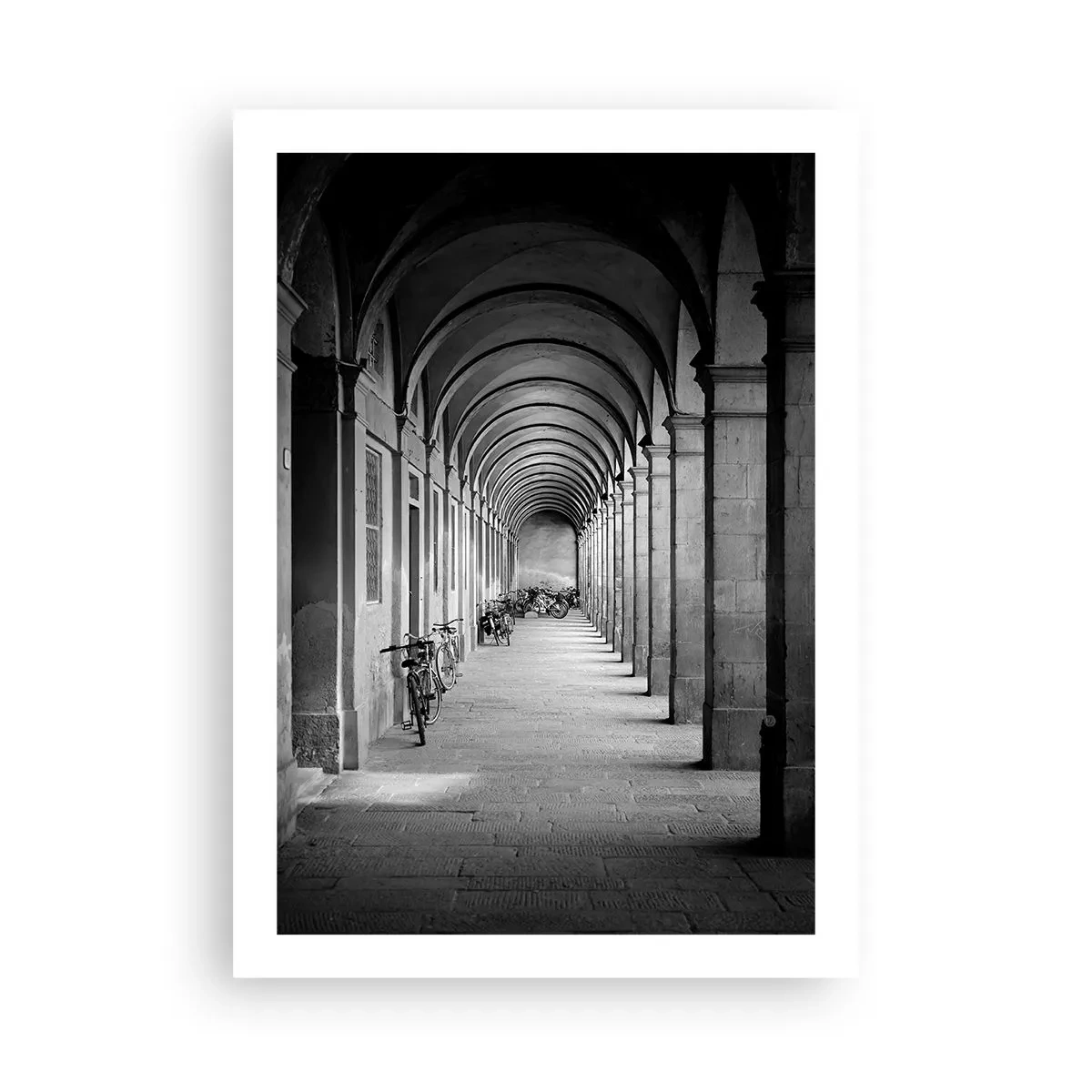 Poster - Onder de arcades - 50x70 cm