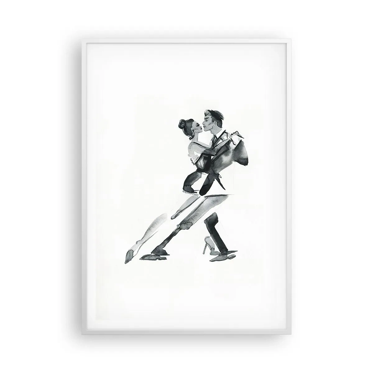 Poster in een witte lijst - In één slag - 70x100 cm