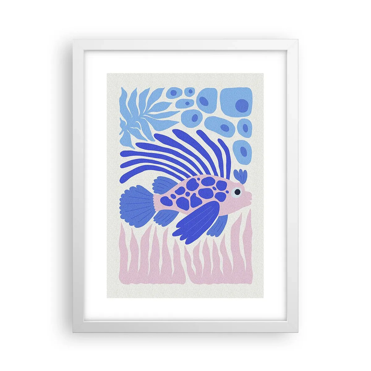 Poster in een witte lijst - In je element - 30x40 cm