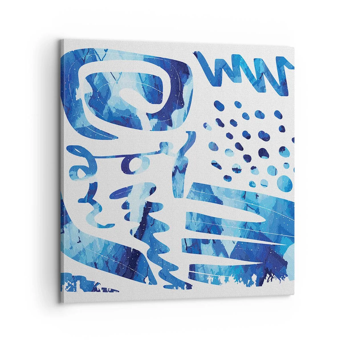 Schilderen op canvas - Terug naar de wortels - 60x60 cm