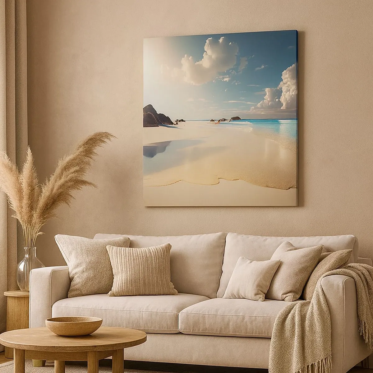 Schilderen op canvas - Een droomdag - 30x30 cm