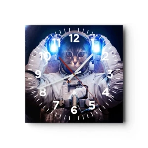 Wandklok - Klok - Houston, je hebt een probleem - 30x30 cm