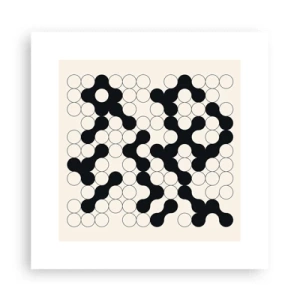 Poster - Chinees spel – variatie - 30x30 cm