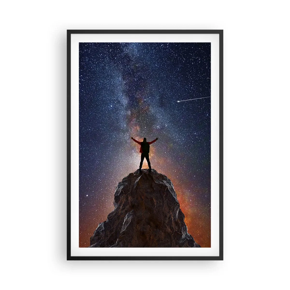 Poster in een zwarte lijst - De Kracht is bij mij! - 61x91 cm