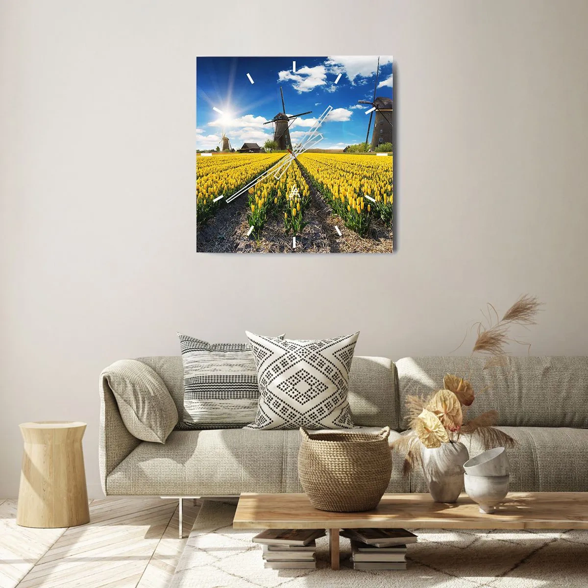 Wandklok - Klok - Hollandser kan het niet - 40x40 cm