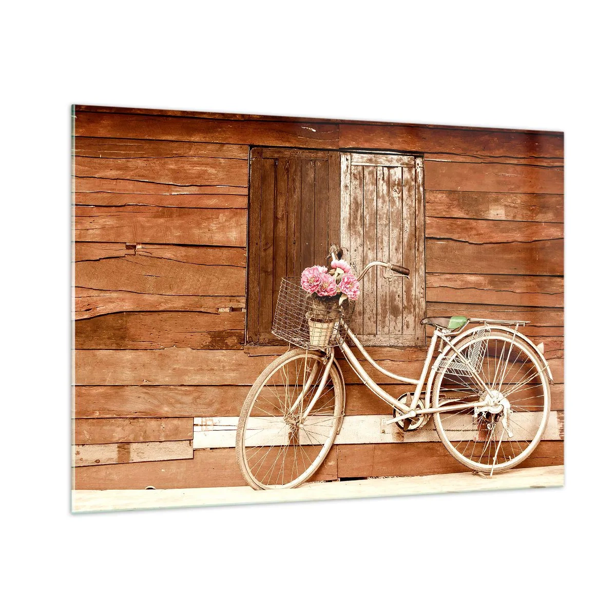 Schilderen op glas - Ben zo terug - 100x70 cm