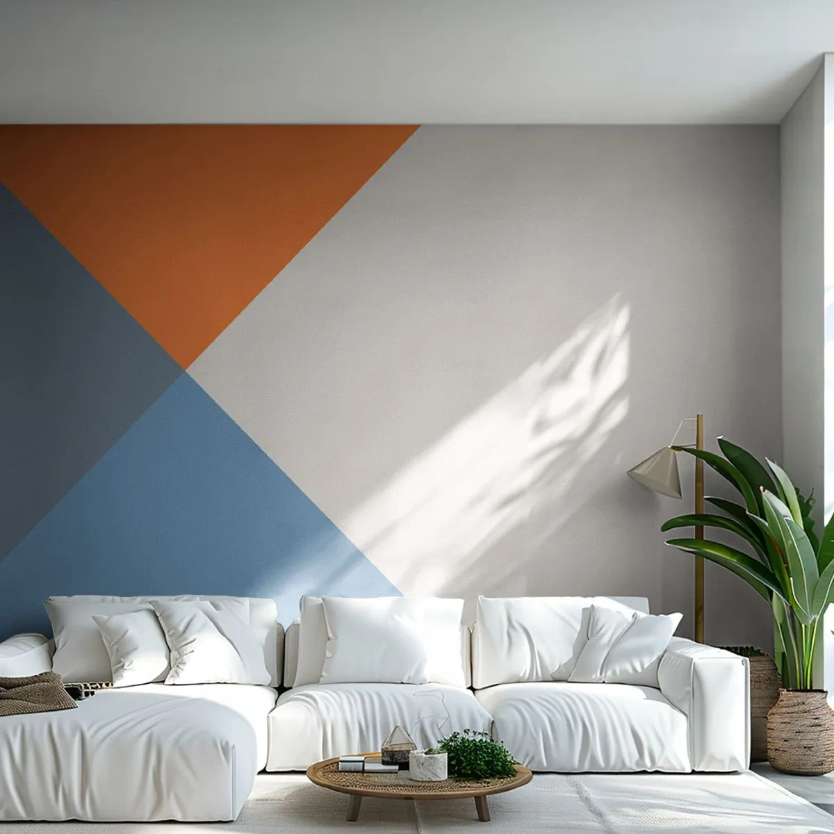 Fotobehang Standard Eco - In een hoekje… - Abstractie, Deel, Moderne kunst - 400x280 cm