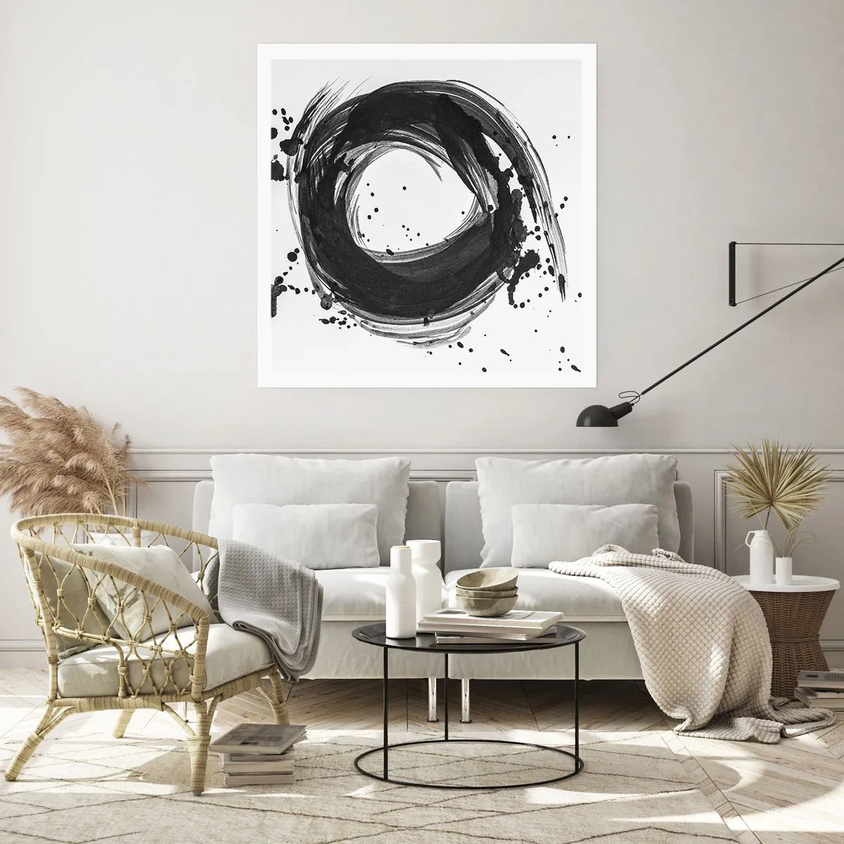 Poster - De draaikolk van de schepping - 60x60 cm