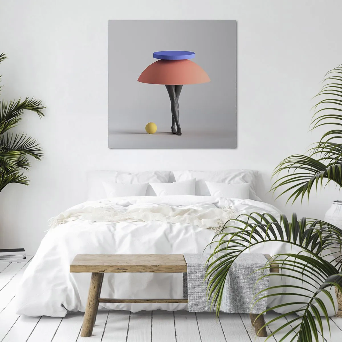 Schilderen op canvas - Surrealistische compositie - 60x60 cm