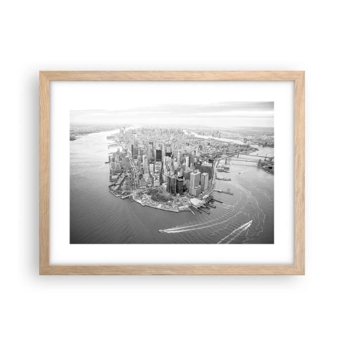 Een poster in een licht eiken lijst - Hoe niet lief te hebben? - 40x30 cm