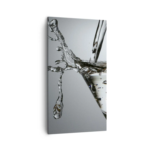 Schilderen op canvas - Op de rand van de beker - 45x80 cm