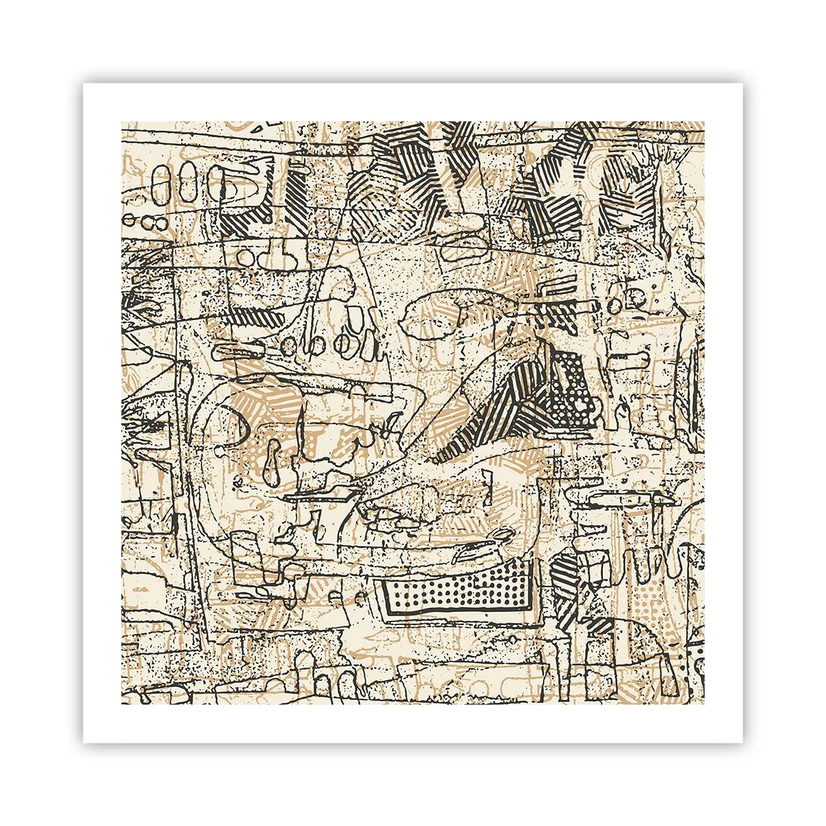 Poster - Het wacht om te worden gedecodeerd - 60x60 cm