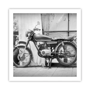 Poster - Klassiek boven alles - 60x60 cm