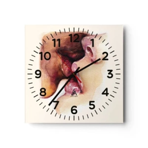 Wandklok - Klok - Zoals dag en nacht, aarde en lucht - 30x30 cm