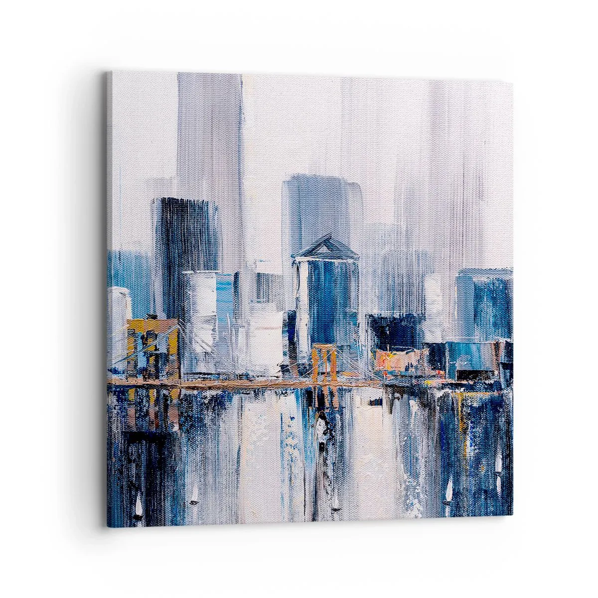 Schilderen op canvas - New Yorkse impressie - 70x70 cm