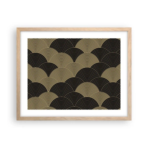 Een poster in een licht eiken lijst - Eenheid in veelheid - 50x40 cm