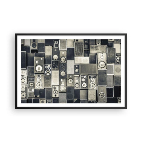 Poster in een zwarte lijst - En alles is goed - 91x61 cm