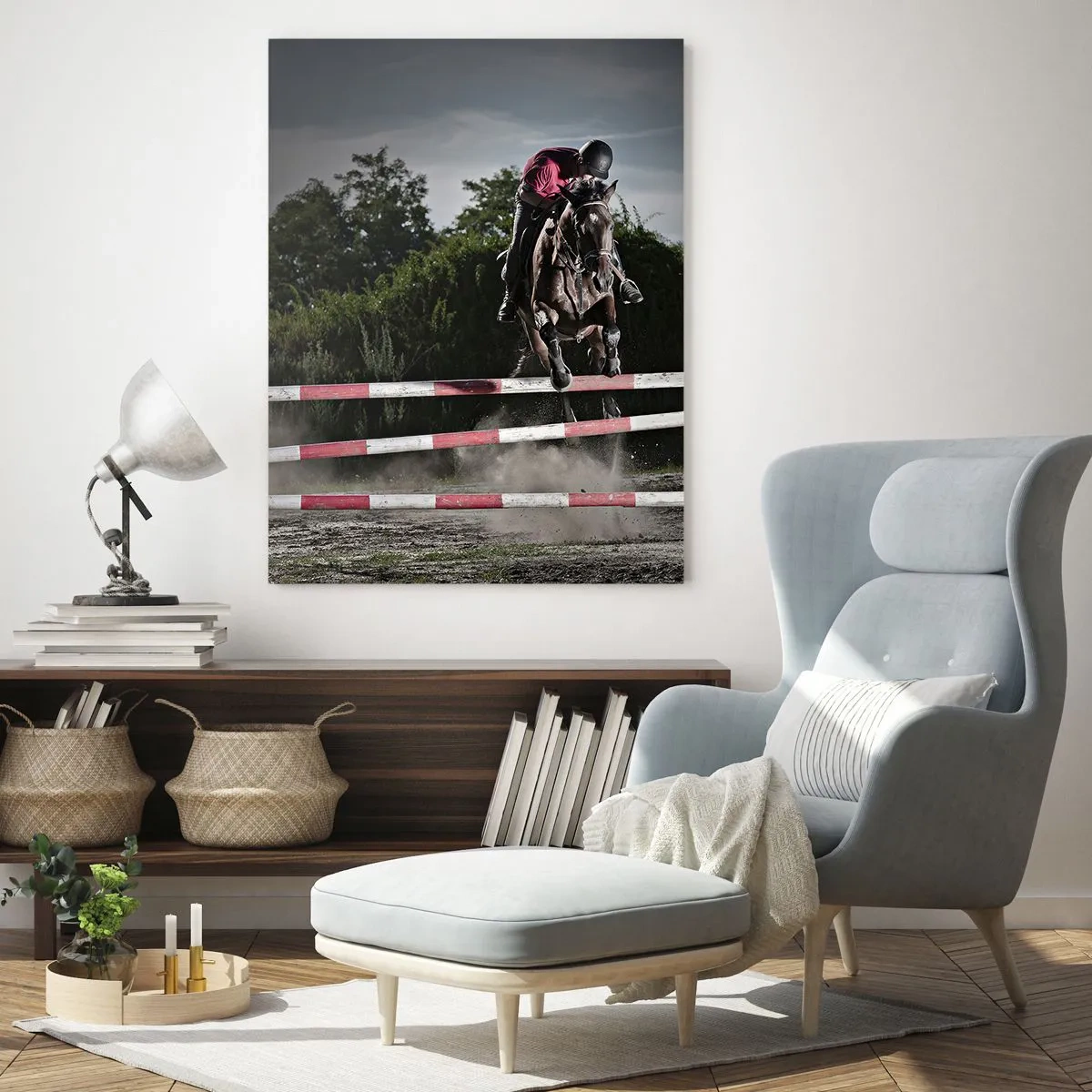 Schilderen op glas - Samen naar de overwinning - 50x70 cm