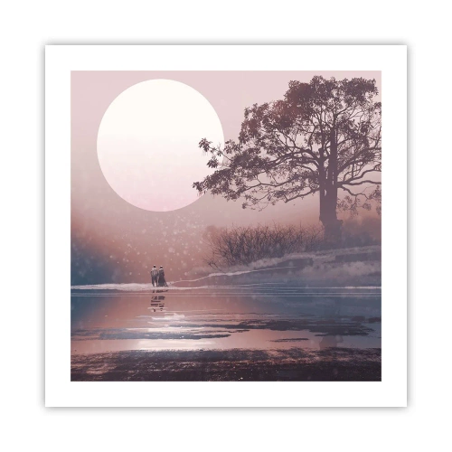 Poster - nacht wonderen - 50x50 cm
