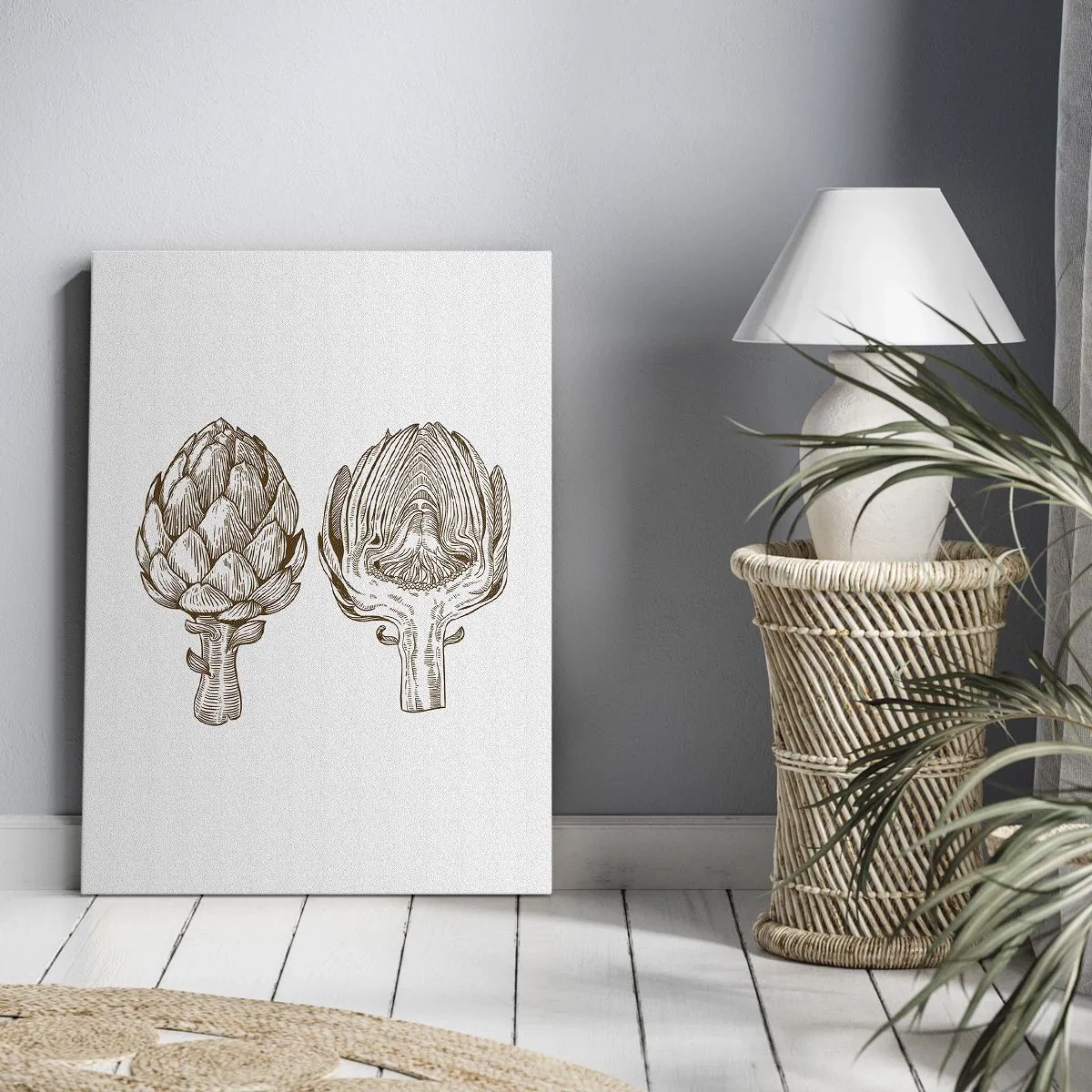 Schilderen op canvas - Anatomieles - 65x120 cm