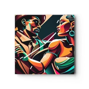 Wandklok - Klok - In het ritme van het hart - 30x30 cm