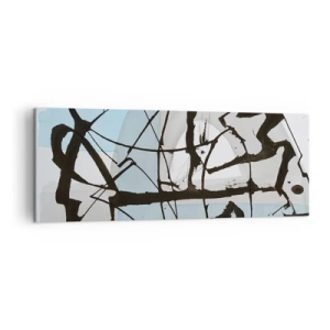 Schilderen op canvas - Toch blauw - 140x50 cm