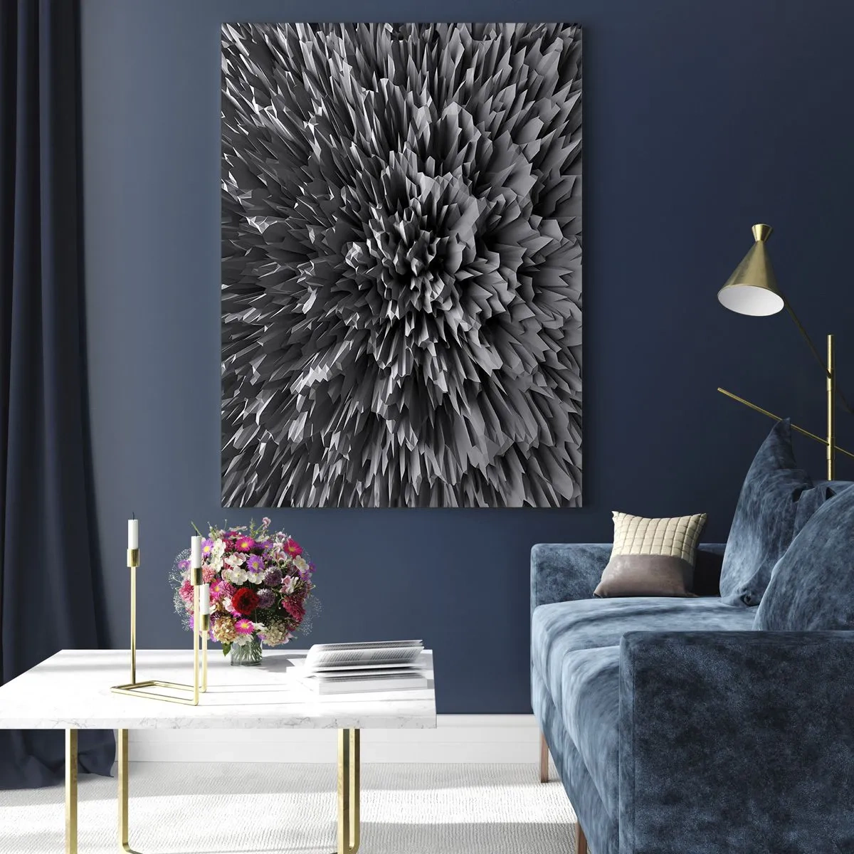 Schilderen op glas - Strikter kan het niet - 50x70 cm