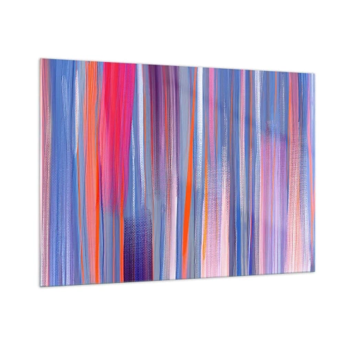 Schilderen op glas - Opgang naar de regenboog - 100x70 cm