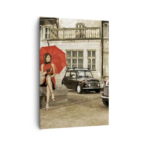 Schilderen op canvas - Een sentimentele mini-reis - 70x100 cm