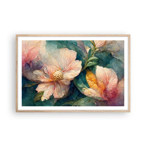 Een poster in een licht eiken lijst - Gewoon subtiliteit - 91x61 cm