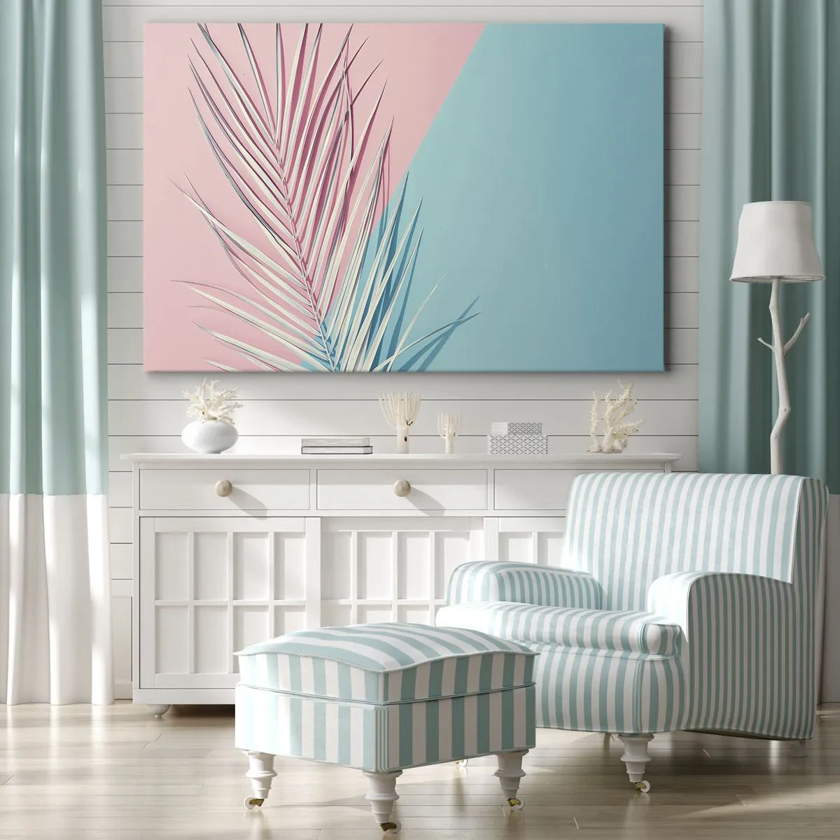 Schilderen op canvas - Tropische impressie - 100x70 cm