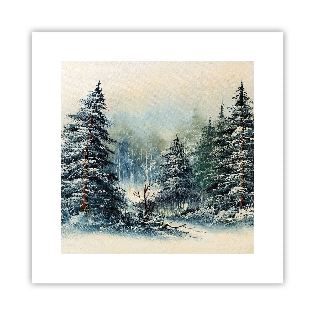 Poster - Klaar voor kerst - 30x30 cm