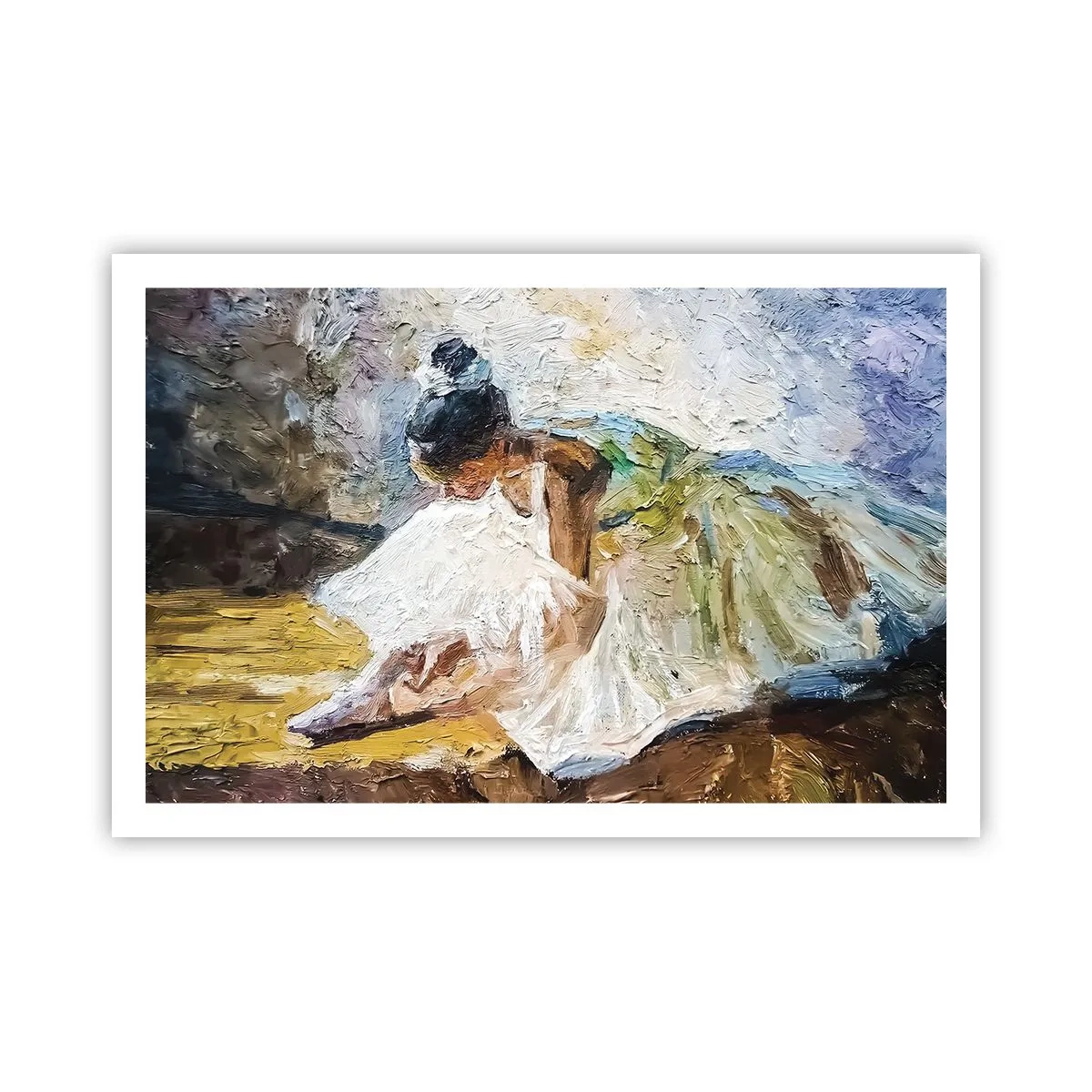 Poster - Naar een schilderij van Degas - 91x61 cm