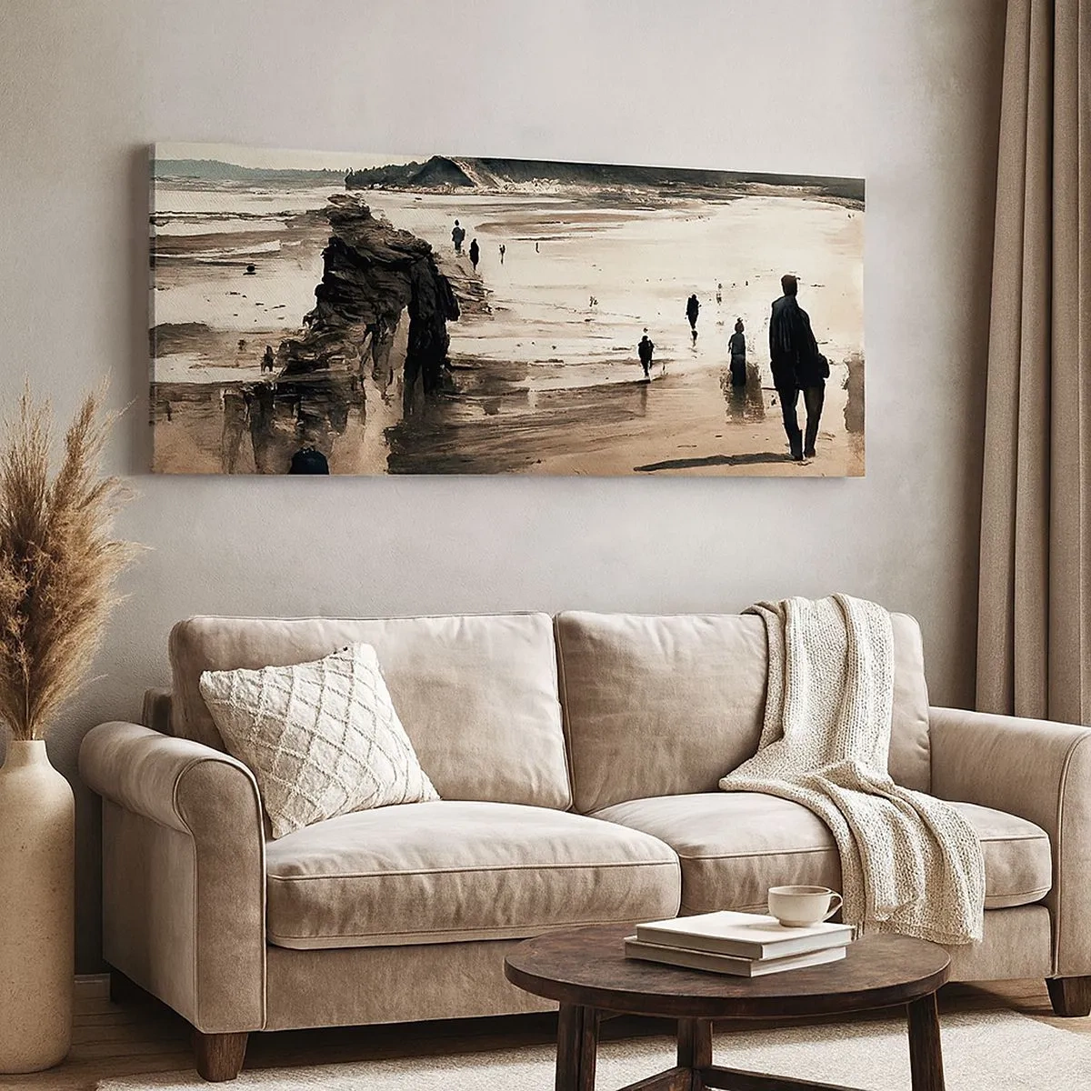 Schilderen op canvas - Opgeroepen - 100x40 cm