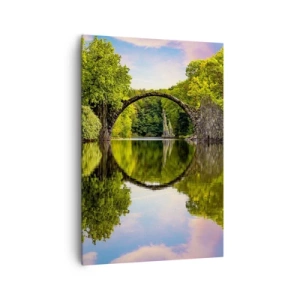 Schilderen op canvas - Op de kruising van twee werelden - 70x100 cm