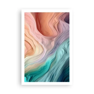 Poster - Regenboog golf - 61x91 cm