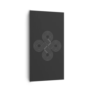 Schilderen op canvas - In de Keltische geest - 65x120 cm