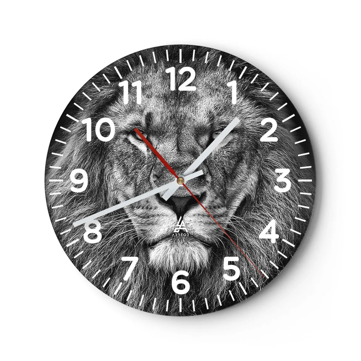 Wandklok - Klok - In een kroningskleed - 40x40 cm