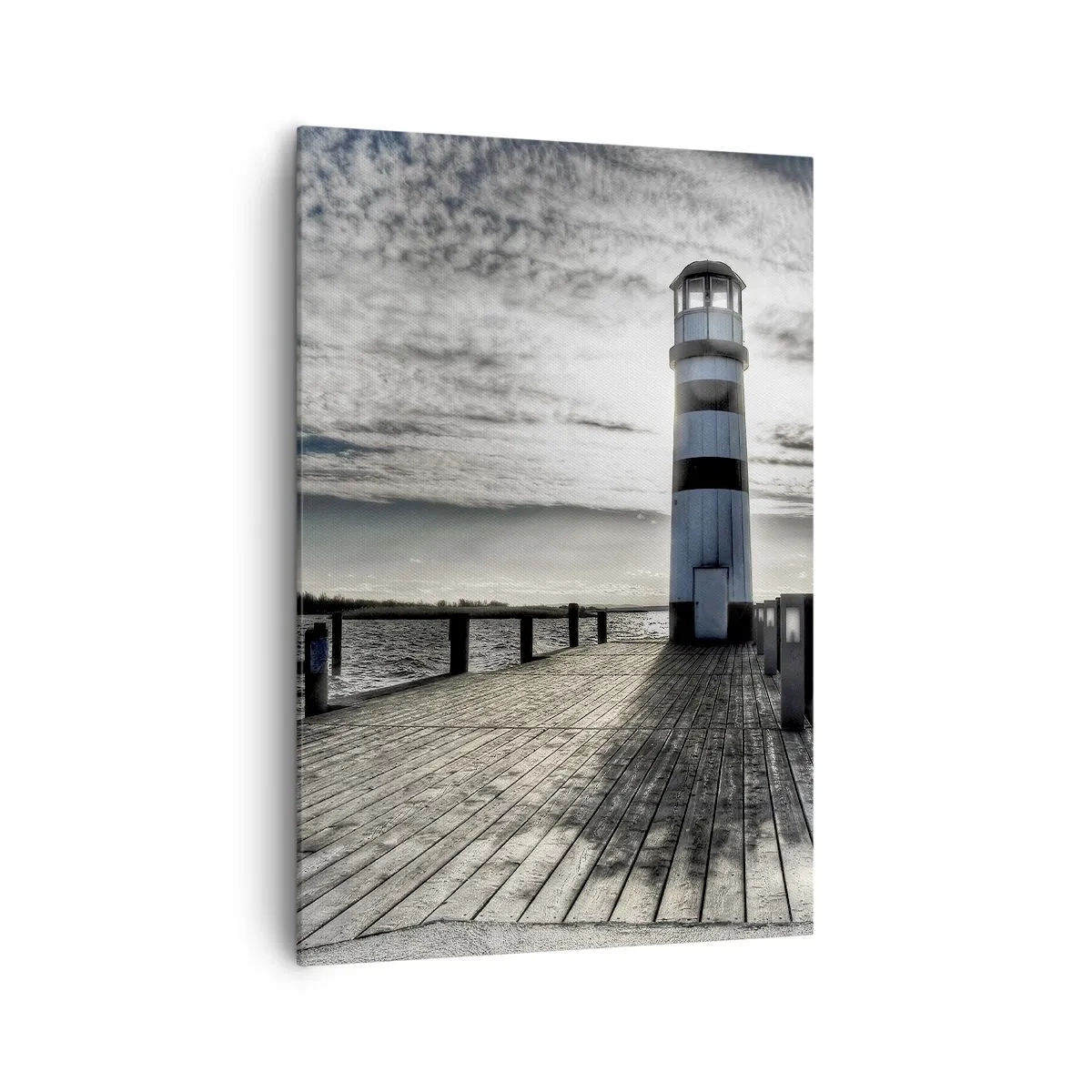 Schilderen op canvas - Zeelieden, ik wacht op jullie - 70x100 cm