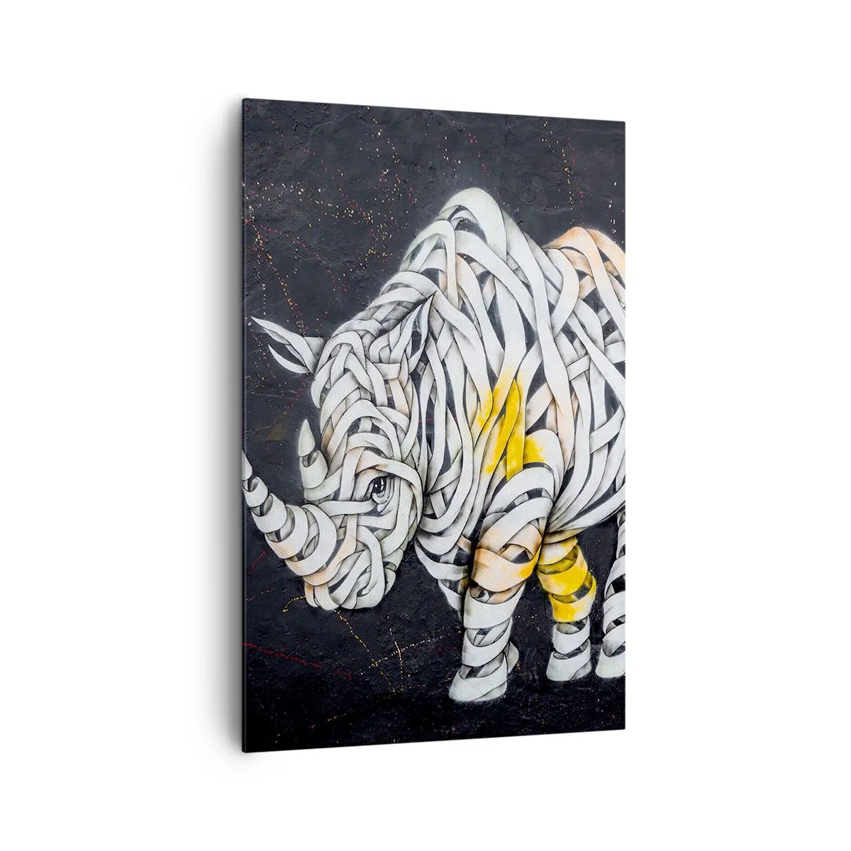Schilderen op canvas - Hardvochtigheid is een mythe - 80x120 cm