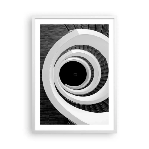 Poster in een witte lijst - Tot de kern van de zaak - 50x70 cm