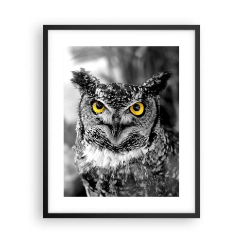 Poster in een zwarte lijst - Niets zal zich verbergen - 40x50 cm