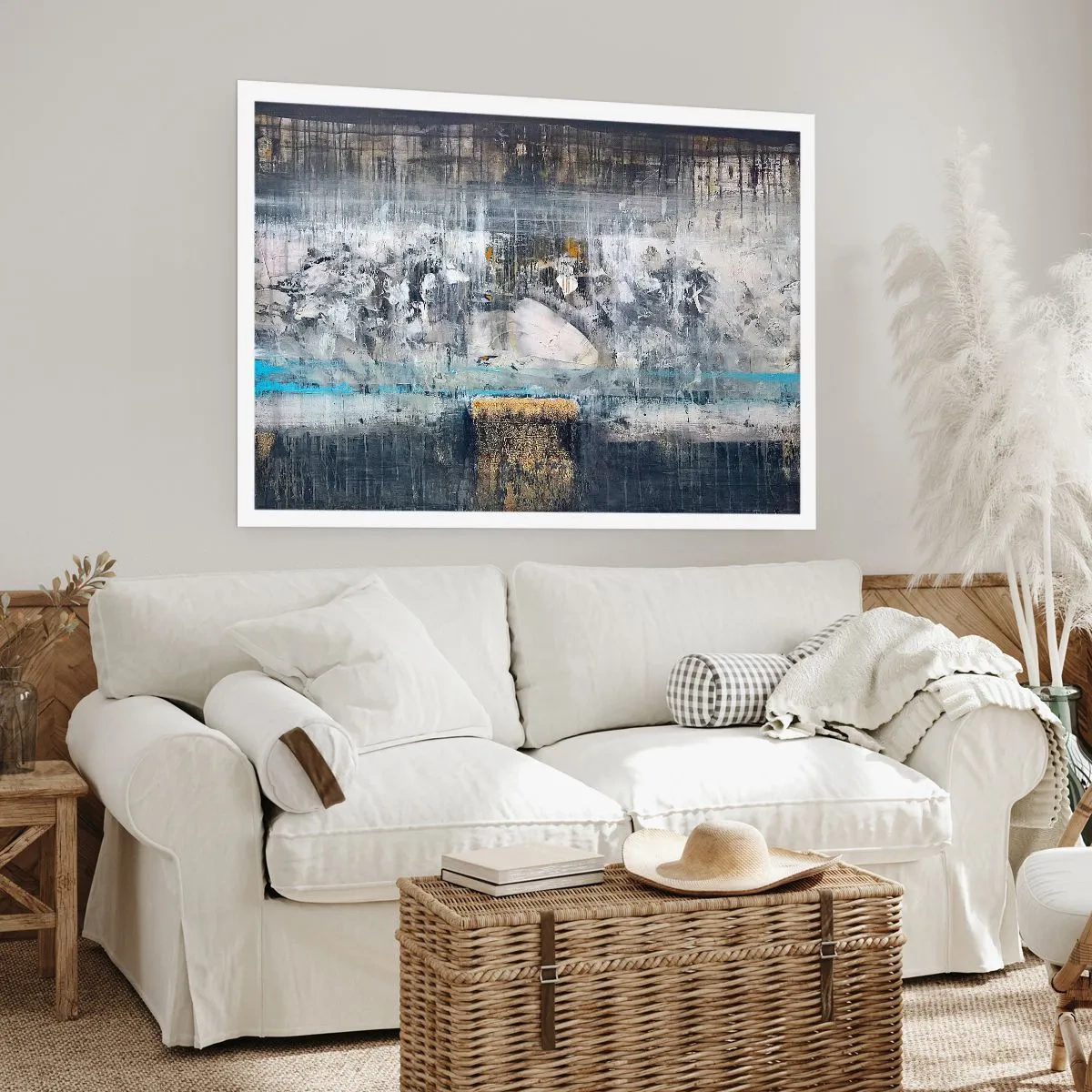 Poster - Als op ijs, als zo moeizaam - 100x70 cm