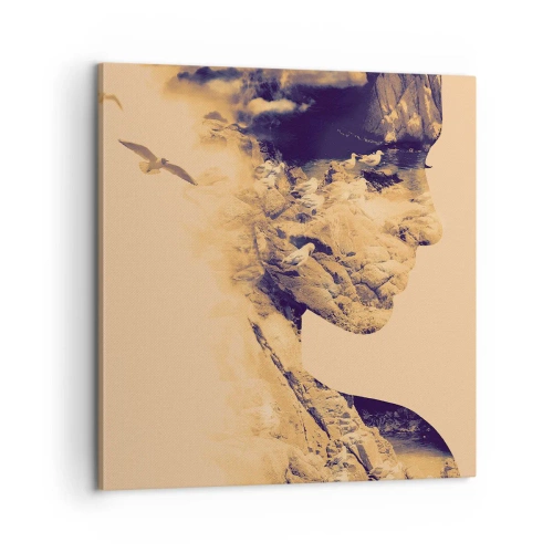 Schilderen op canvas - Van nature mooi - 60x60 cm