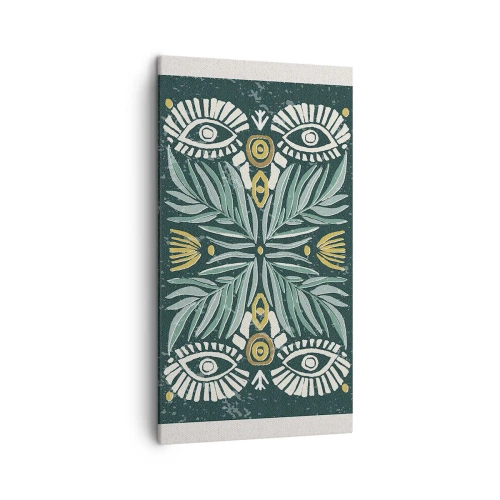 Schilderen op canvas - Als een volksuitsnede - 45x80 cm