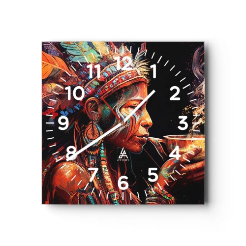 Wandklok - Klok - Magisch ritueel - 30x30 cm