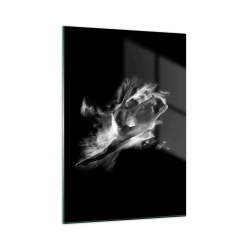 Schilderen op glas - Vast tijdens de vlucht - 50x70 cm